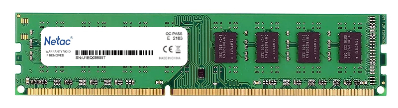 NETAC μνήμη DDR3 UDIMM NTBSD3P16SP-08, 8GB, 1600MHz, CL11