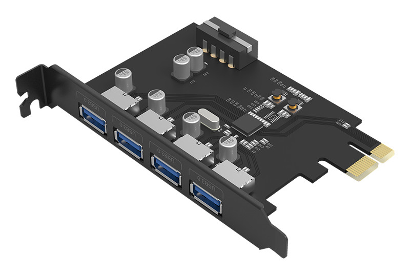 ORICO κάρτα επέκτασης PCI-e σε 4x USB3.0 PME-4U, 5Gbps