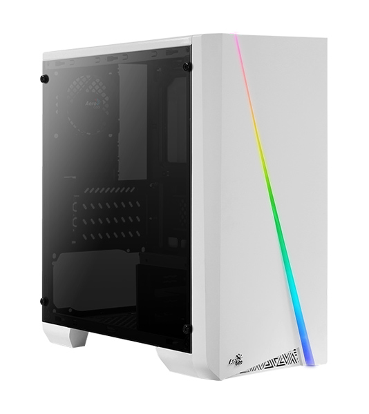 AEROCOOL PC case mini tower CYLON-MINI, 186x381.5x373mm, 1x fan, λευκό