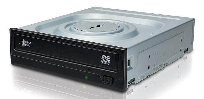 HLGS Super Multi DVD recorder GH24NSD5, M-Disc, 24x, SATA, μαύρο