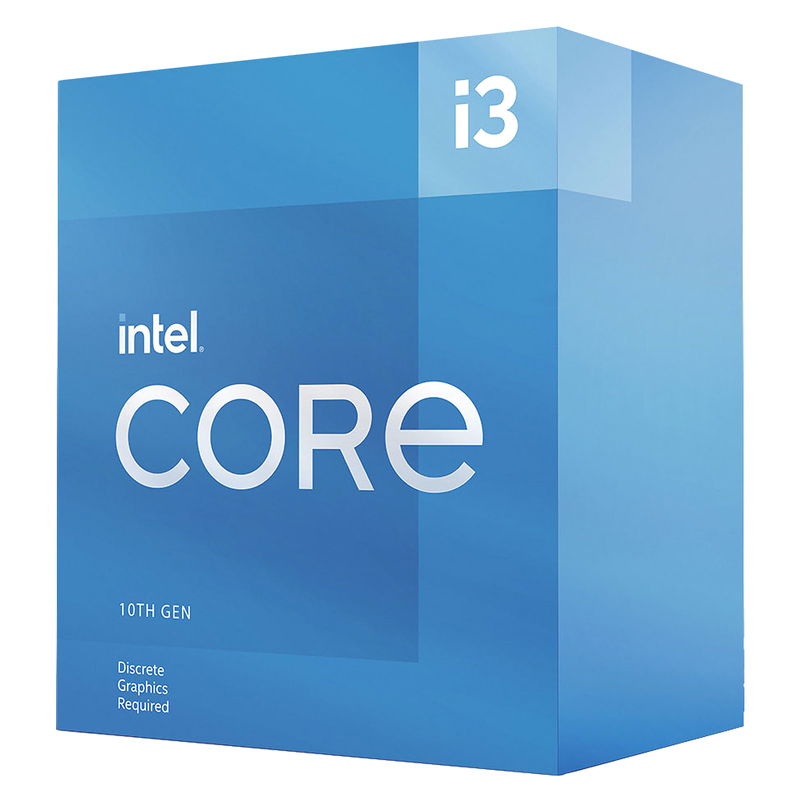 INTEL CPU Core i3-10105F, 4 Cores, 3.70GHz, 6MB Cache, LGA1200