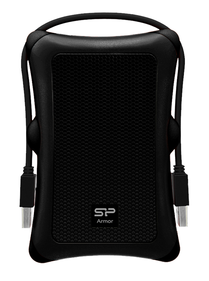 SILICON POWER εξωτερικός HDD Armor A30, 1TB, USB 3.2, μαύρος