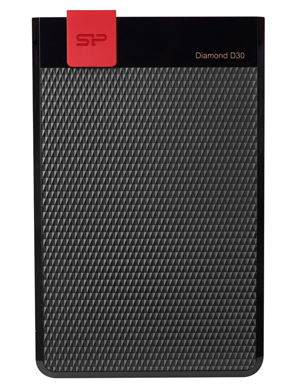 SILICON POWER εξωτερικός HDD 2TB Diamond D30 D3S, USB 3.1, μαύρος