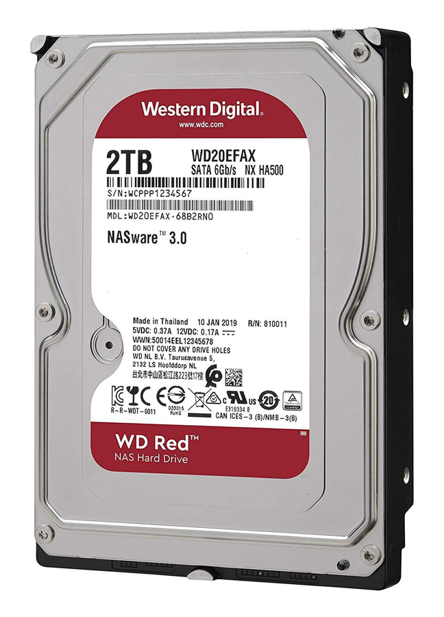 WD Red NAS σκληρός δισκος WD20EFAX 2TB 3.5