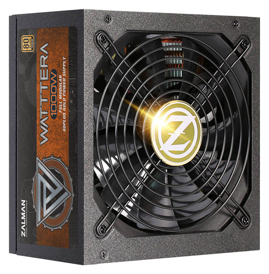 ZALMAN τροφοδοτικό Watttera 1000W ZM1000-EBTII, Active PFC, 80 Plus Gold