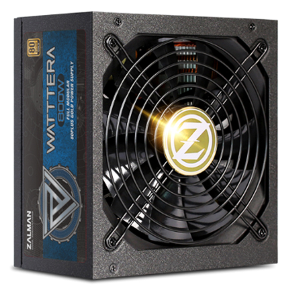 ZALMAN τροφοδοτικό Watttera 800W ZM800-EBTII, Active PFC, 80 Plus Gold