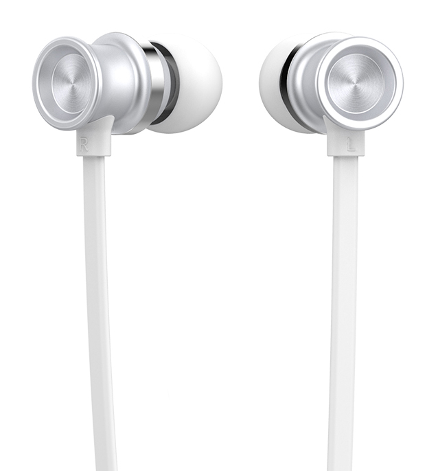 CELEBRAT Earphones με μικρόφωνο D7, 10mm, 3.5mm, 1.2m, λευκό