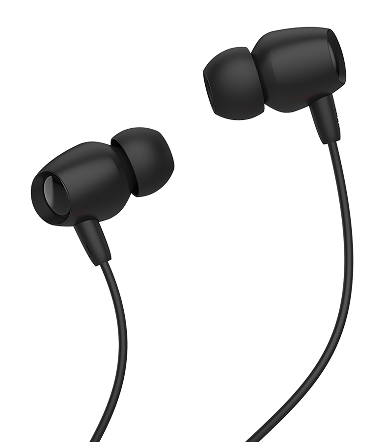 CELEBRAT Earphones Fly 1 με μικρόφωνο, 10mm, 3.5mm, 1.2m, μαύρα