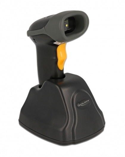 DELOCK barcode scanner 90518, 1D & 2D, ασύρματο, μαύρο