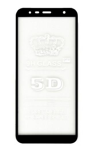 POWERTECH Tempered Glass 5D Full Glue για Samsung J4 Plus 2018, Black