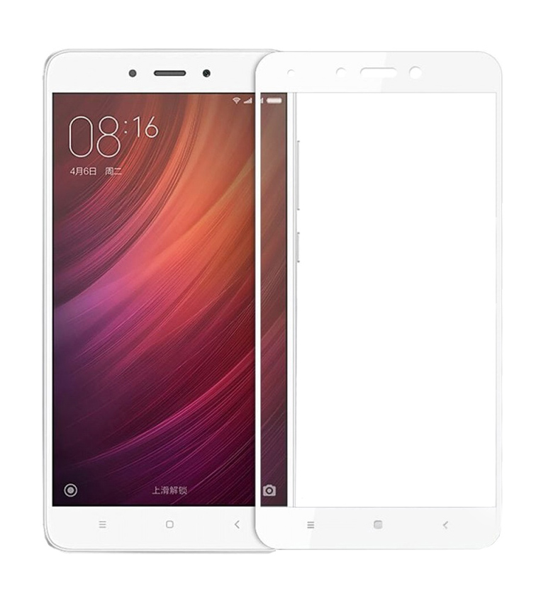 POWERTECH Tempered Glass 5D Full Glue για Xiaomi Redmi Note 4/4X, White