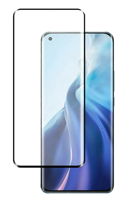 POWERTECH tempered glass 3D TGC-0535 για Xiaomi Mi 11 Ultra, μαύρο