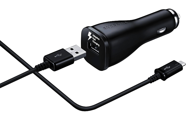 SAMSUNG Φορτιστής αυτοκινήτου EP-LN915U, Micro USB, 15W 2A, μαύρο