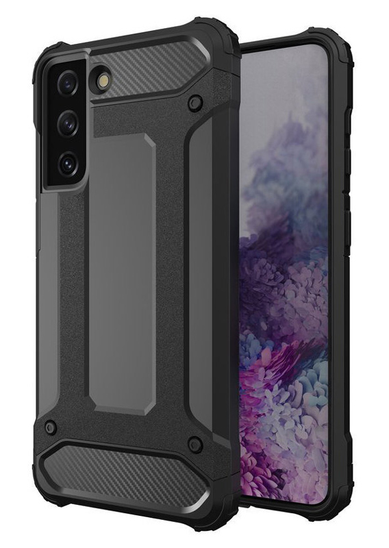 POWERTECH Θήκη Armor Carbon MOB-1724 για Samsung S22 Plus, μαύρη