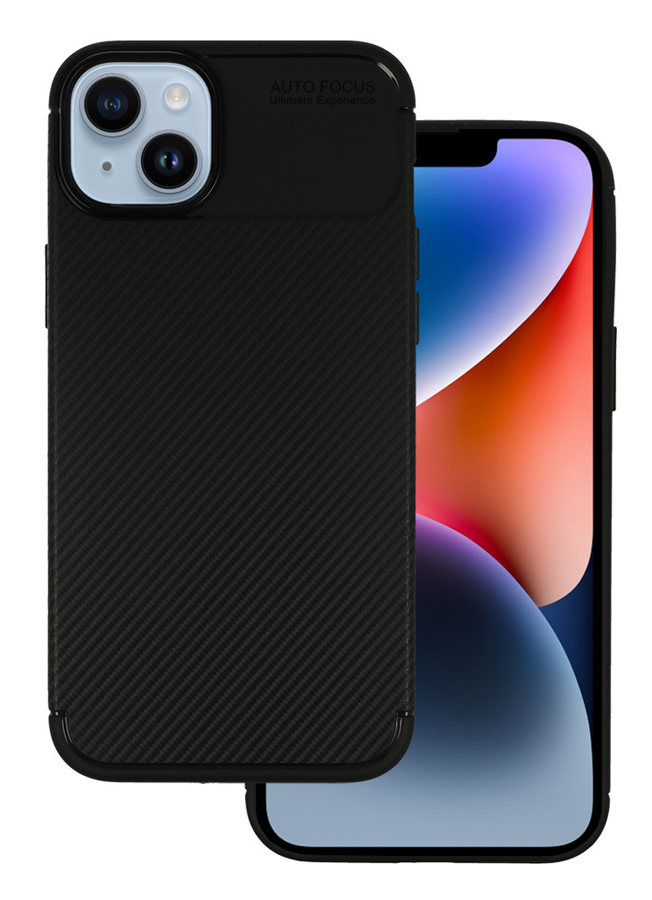 VENNUS Θήκη Carbon Elite VNS-0056 για iPhone 14 Plus, μαύρη