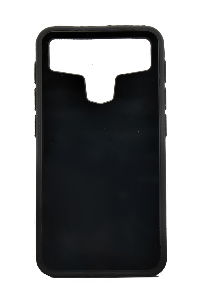 POWERTECH universal θήκη Glass TPU για smartphone έως 7.5 x 14.5cm, μαύρη