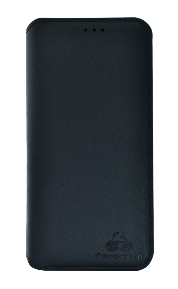 POWERTECH Θήκη Slim Leather για Samsung J4 Plus 2018, μαύρη