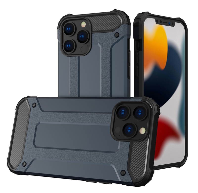 POWERTECH Θήκη Hybrid Armor MOB-1699 για iPhone 13 Pro Max, μπλε