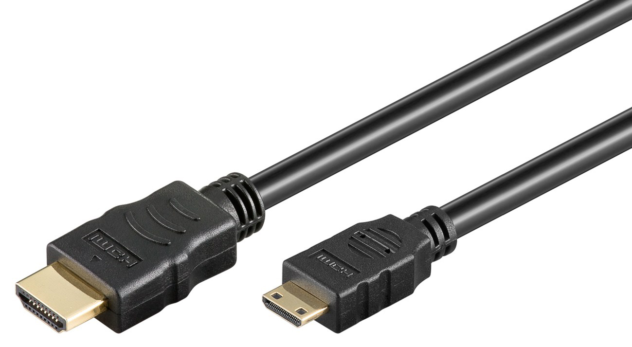 GOOBAY καλώδιο HDMI σε HDMI Mini με Ethernet 31934, 4K 3D, 30AWG, 5m