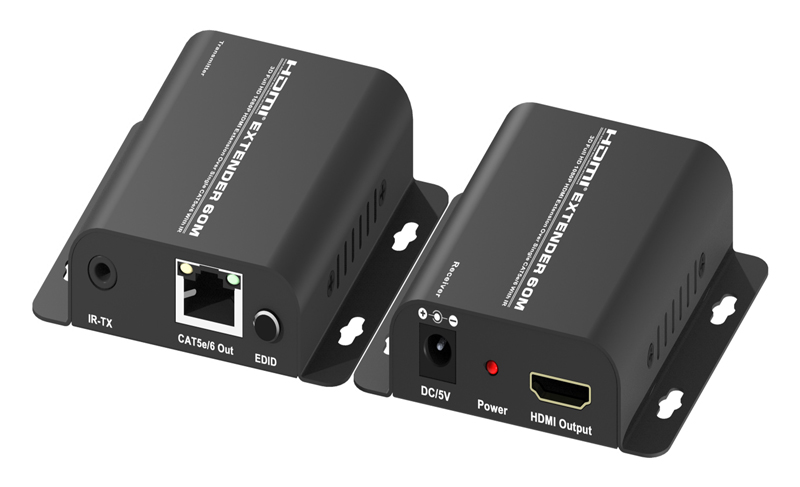 POWERTECH HDMI Video Extender CAB-H114, UTP cat5e/6, Full HD, 3D, IR