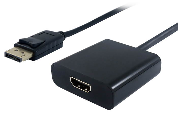 POWERTECH αντάπτορας DisplayPort σε HDMI PTH-031, passive, μαύρο