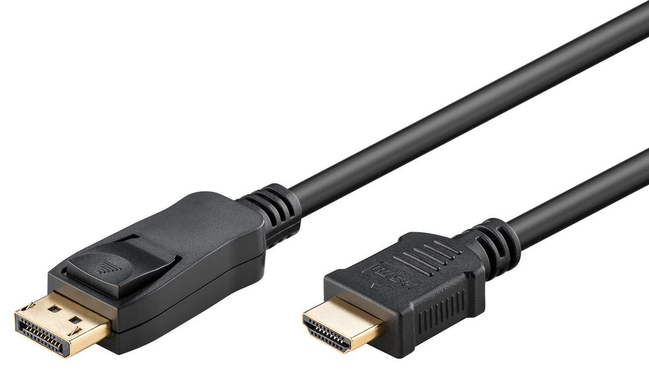 GOOBAY καλώδιο DisplayPort σε HDMI 51959, 5m, μαύρο