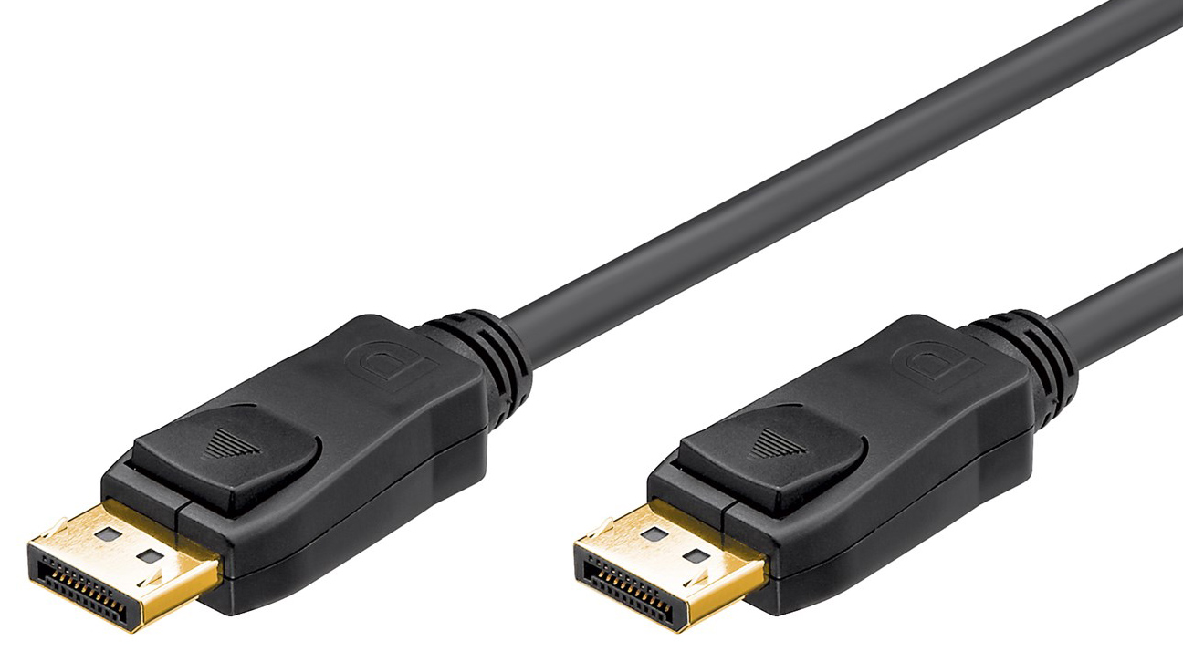 GOOBAY καλώδιο DisplayPort 1.2 VESA 65923, 4K 3D, 2m, μαύρο