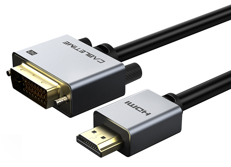 CABLETIME καλώδιο HDMI σε DVI 24+1 AV579, 1080p, 3m, μαύρο