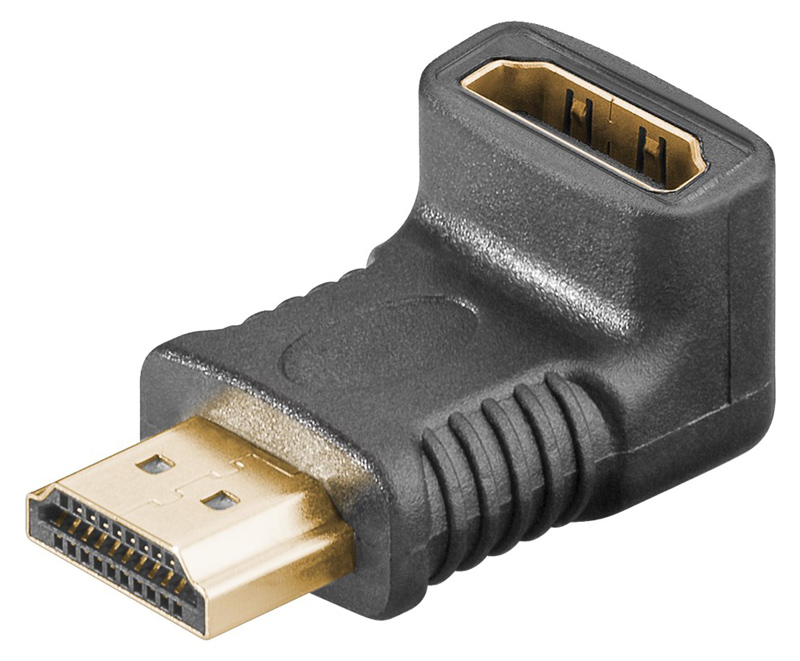 GOOBAY αντάπτορας HDMI θηλυκό σε αρσενικό 51727, 270°, 4K, μαύρος