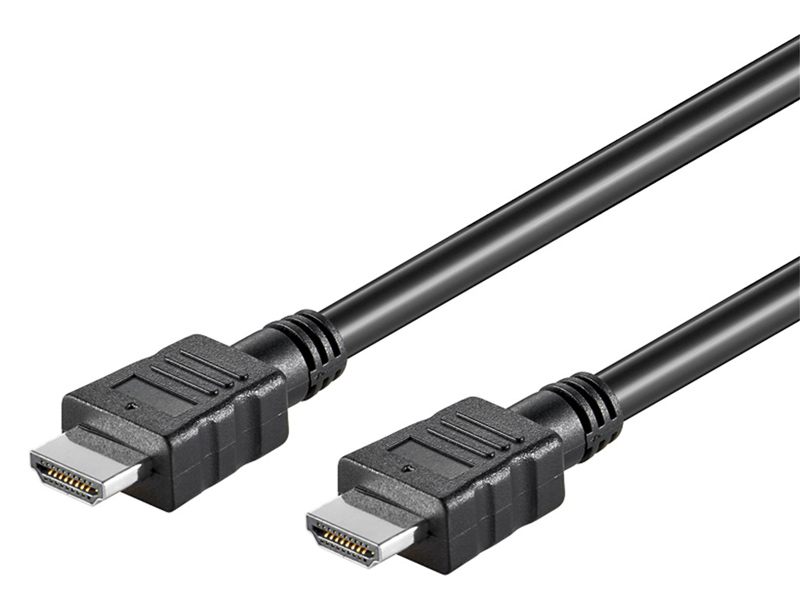 GOOBAY καλώδιο HDMI με Ethernet 58446, HDR, 28AWG, 4K, 15m, μαύρο