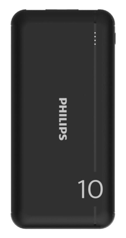 PHILIPS power bank DLP1810NB-62, 10000mAh, 2x USB, 2.1A, μαύρο