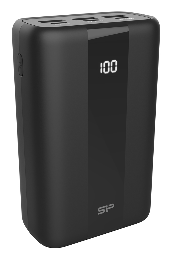 SILICON POWER power bank QX55, 30000mAh, 3x USB & USB-C, 22.5W, LCD