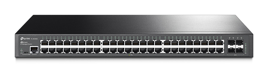 TP-LINK JetStream L2 managed switch TL-SG3452, 48-Port, 4x SFP, Ver 1.0