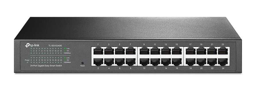 TP-LINK Easy Smart Switch TL-SG1024DE, 24-port 10/100/1000Mbps, Ver 4.20