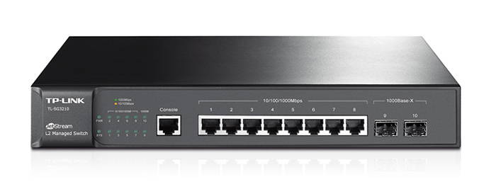 TP-LINK JetStream L2+ managed switch TL-SG3210, 8-Port Gigabit, Ver. 3.0