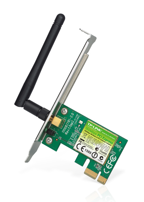 TP-LINK Ασύρματο N PCI Adapter TL-WN781ND, 150Mbps, WPA/WPA2, Ver. 1.0