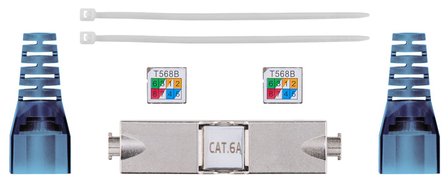 GOOBAY σύνδεσμος καλωδίων CAT 6A 79579, STP, toolfree