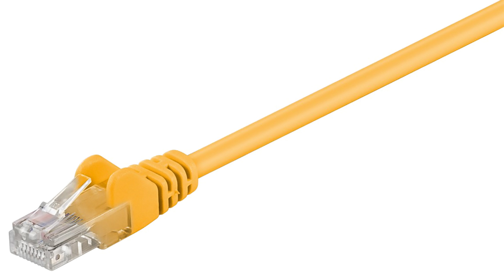 GΟOBAY καλώδιο UTP Cat 5e 68346, CCA, 27AWG, PVC, 10m, κίτρινο