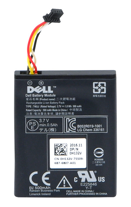 DELL used battery 0HD8WG για Raid Controllers PERC H710/H810, 500mAh