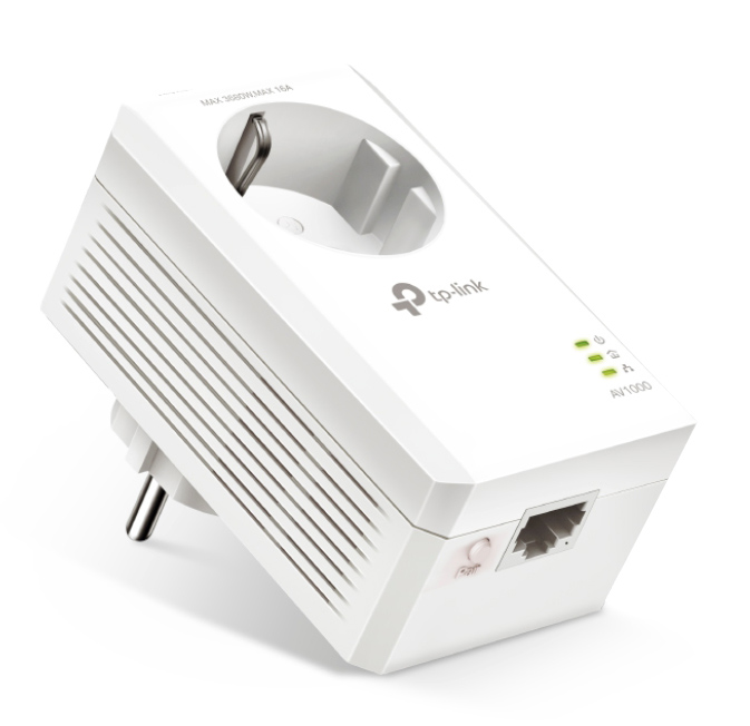 TP-LINK Powerline TL-PA7017P, Passthrough, AV1000 Gigabit, Ver. 4.0