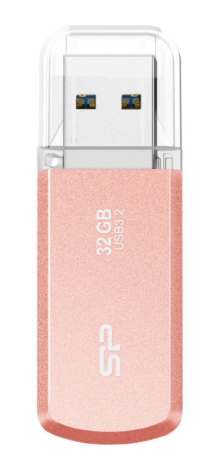 SILICON POWER USB Flash Drive Helios 202, 32GB, USB 3.2, ροζ χρυσό