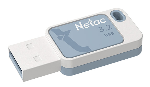 NETAC USB Flash Drive UA31, 64GB, USB 3.2, μπλε