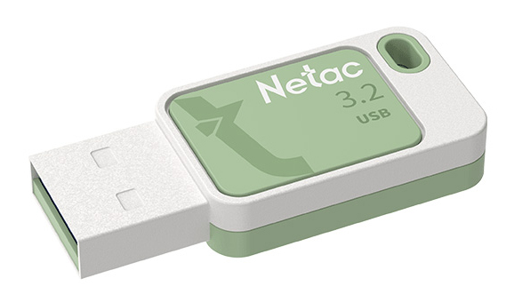 NETAC USB Flash Drive UA31, 128GB, USB 3.2, πράσινο