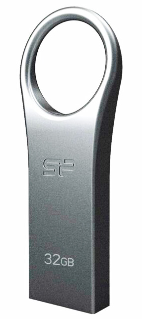 SILICON POWER USB Flash Drive Firma F80, 32GB, USB 2.0, Silver