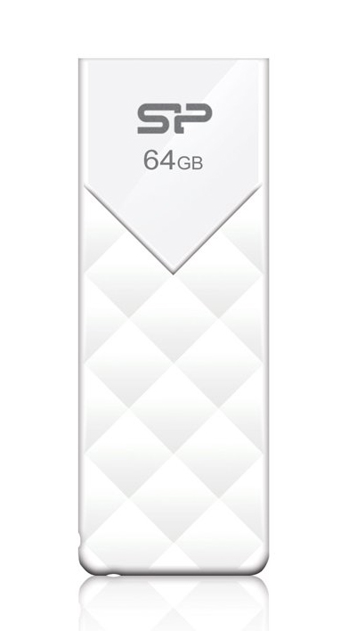 SILICON POWER USB Flash Ultima U03, 64GB, USB 2.0, λευκό