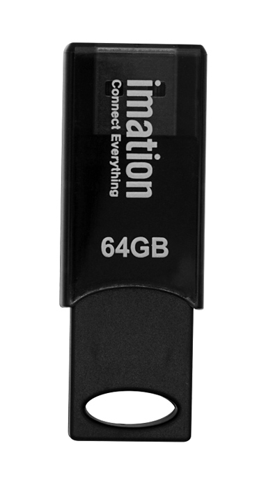 IMATION USB Flash Drive OD33 RT02330064, 64GB, USB 2.0, μαύρο