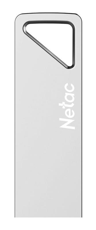 NETAC USB Flash Drive U326, 64GB, USB 2.0, ασημί