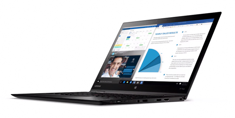 LENOVO Laptop X1 Yoga 1st Gen, Grade C, i7-6600U, 16/256GB M.2, 14