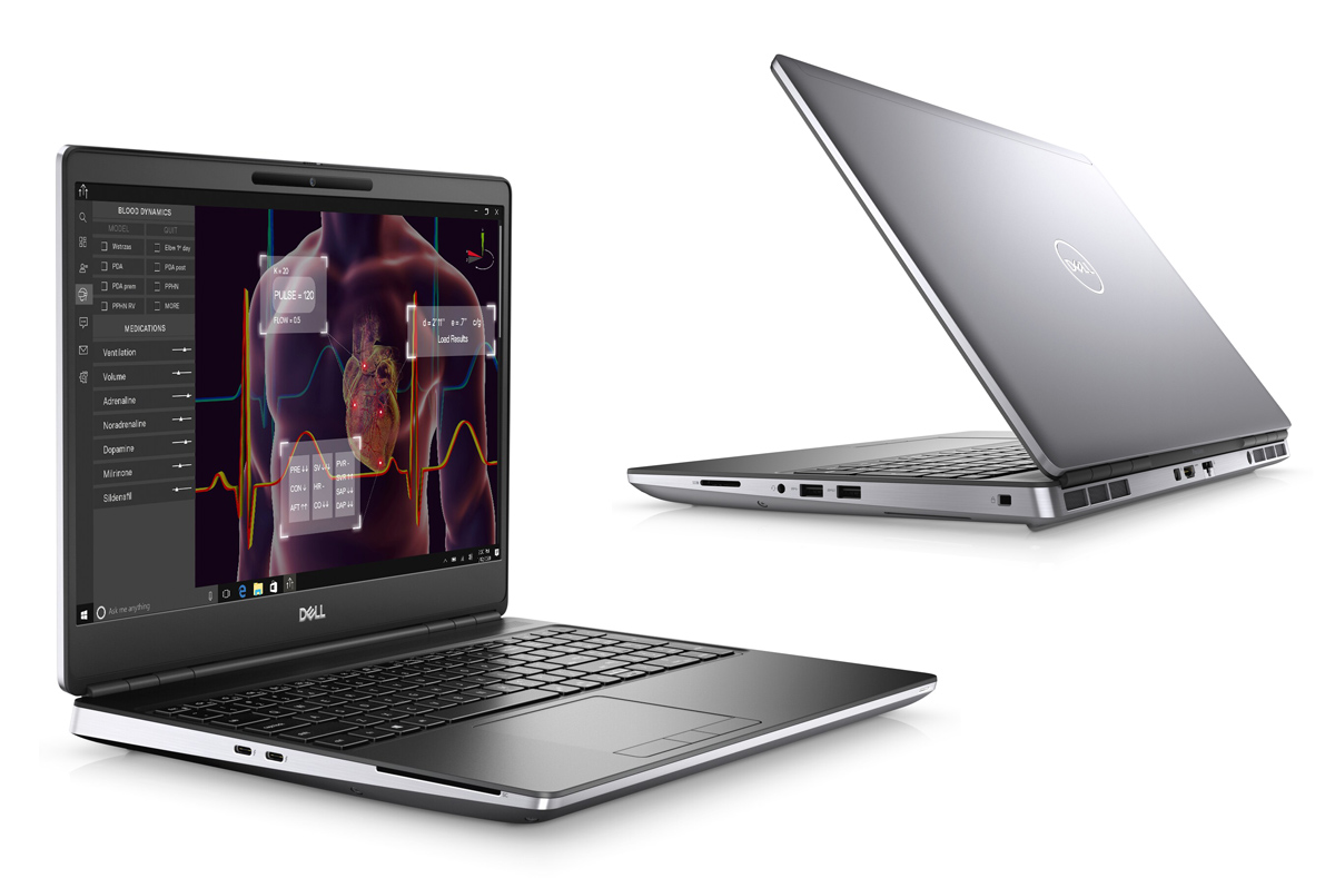DELL Laptop Precision 7550, Factory Refurbished Grade A, i7-10850H, 32/512GB SSD, 15.6