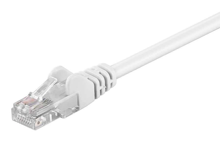 GOOBAY καλώδιο δικτύου 68504, CAT 5e U/UTP, CCA, 2m, λευκό